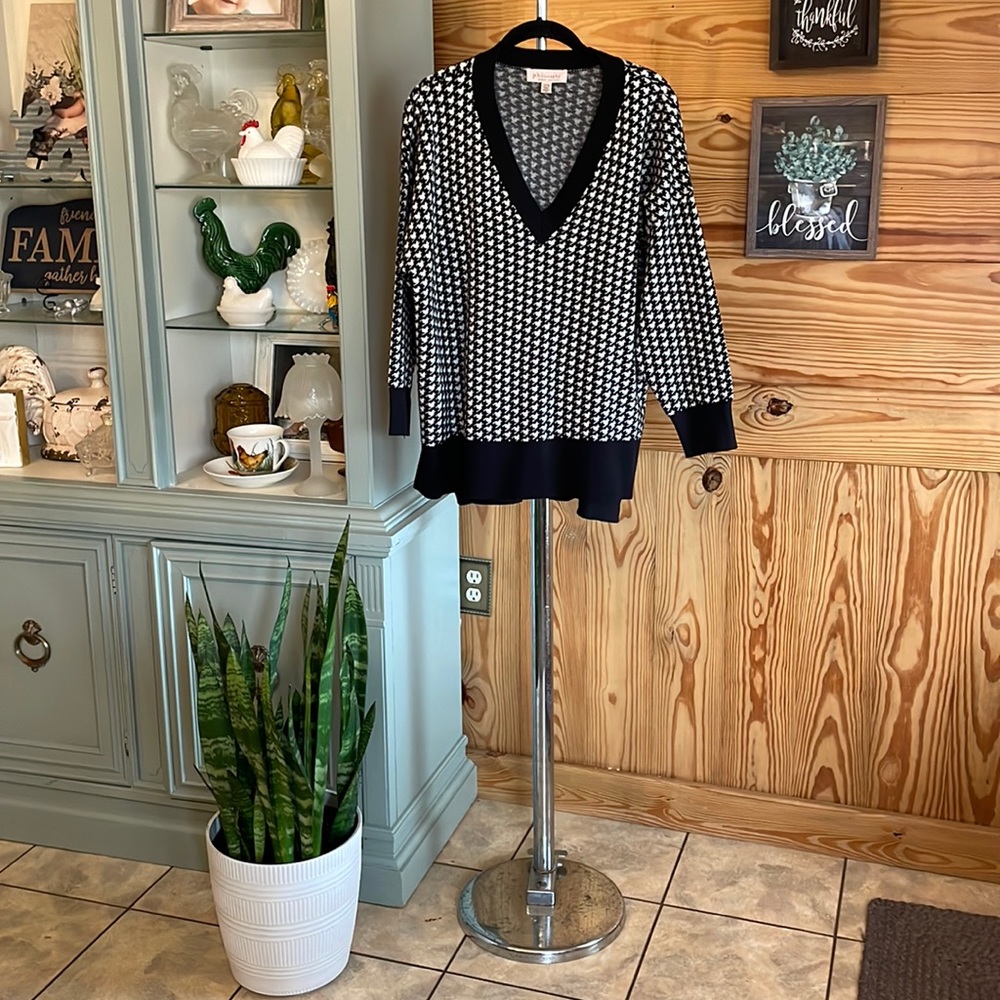 Philosophy Houndstooth Sweater